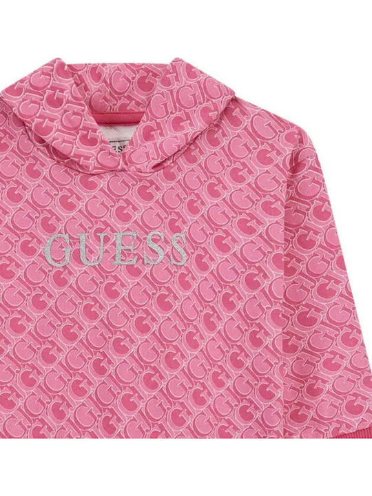 Kids Sweatshirt with Hood and Pockets Fuchsia