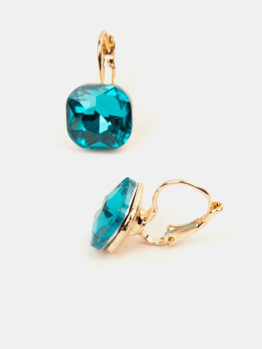 Rock Club Earrings Pendants with Stones