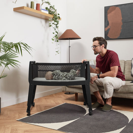 Snuz Люлка Snuzpod Studio Brooklyn с Матрак и Странично Отваряне Графит