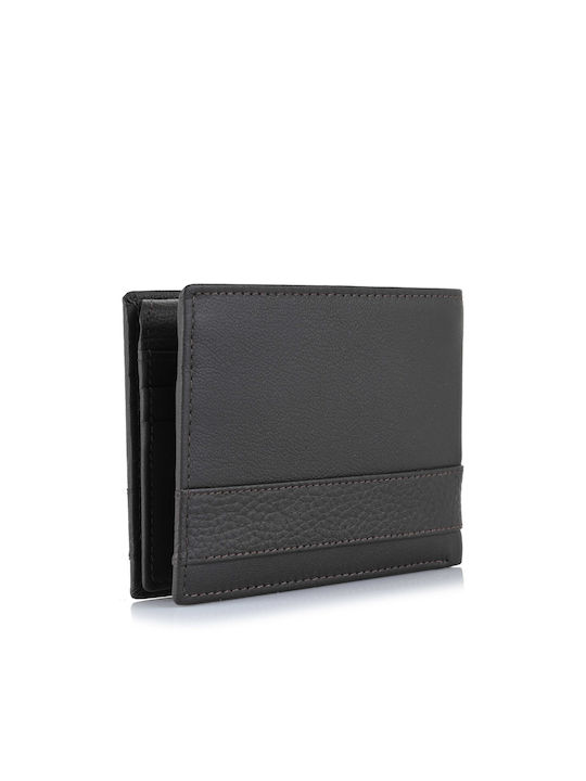 Beverly Hills Polo Club Men's Leather Wallet Brown