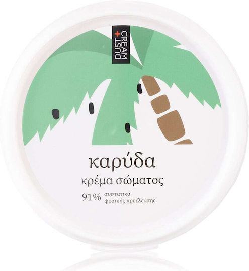 Dust+Cream Ενυδατική Κρέμα Σώματος με Άρωμα Καρύδα για Ξηρές/Πολύ Ξηρές Επιδερμίδες 250ml