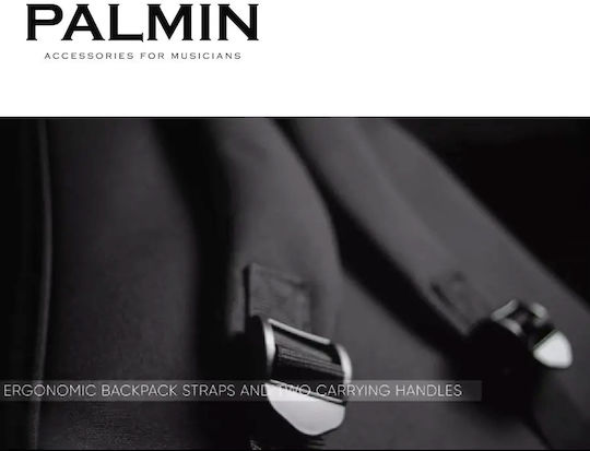 Palmin Αδιάβροχη Βαλίτσα Κλασικής Κιθάρας με Επένδυση Μαύρη