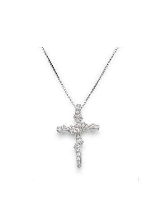 Amen Women's Cross from Silver with Chain