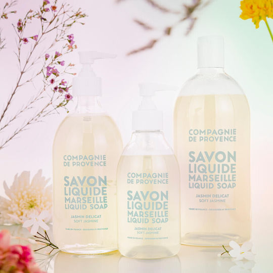 Compagnie De Provence Soft Jasmine Extra Pur Μασσαλίας Κρεμοσάπουνο με Αντλία Γιασεμί 300ml