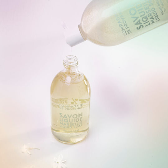 Compagnie De Provence Soft Jasmine, Extra Pur Μασσαλίας Ανταλλακτικό Λάδι για Ντους με Αμύγδαλο & Άρωμα Γιασεμί 1000ml