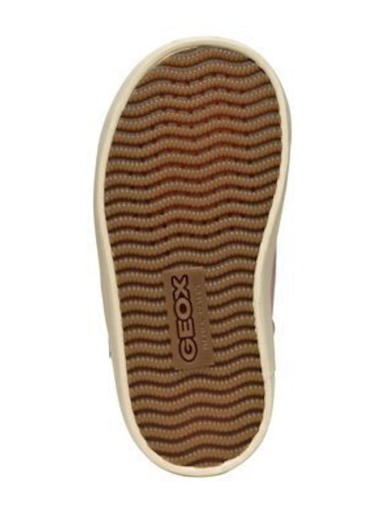 Gisli Kinder Sneakers Hoch Anatomisch mit Klettverschluss Rosa