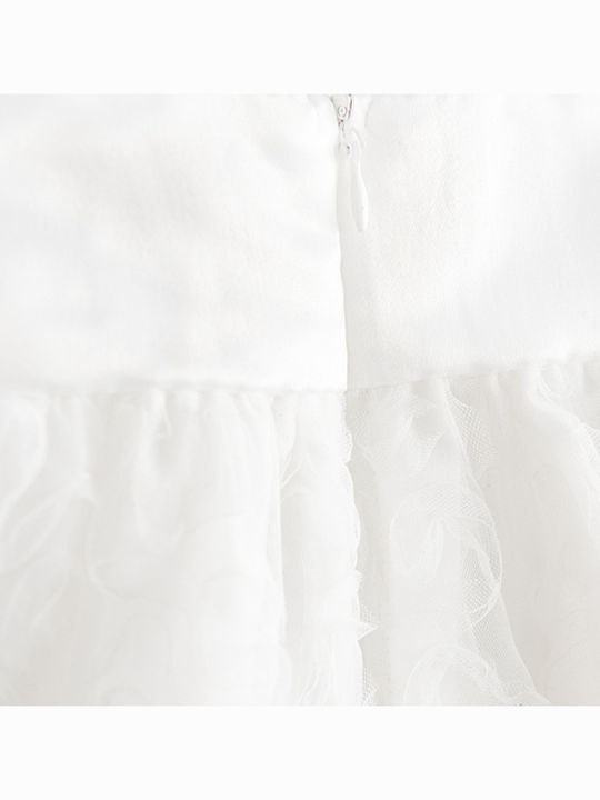 Kinderkleid Kurzärmelig Weiß
