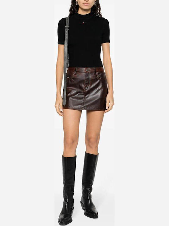Women's Blouse Short Sleeve Black