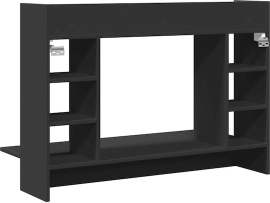 Schreibtisch Holz Black 105x48x75cm