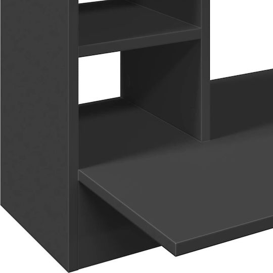 Schreibtisch Holz Black 105x48x75cm