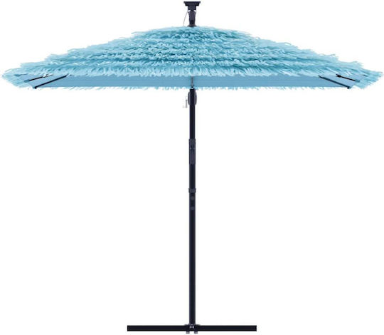 Umbrelă Suspendată Pătrată Metalică Albastră 2.69x2.69xÎnălțime2.35m