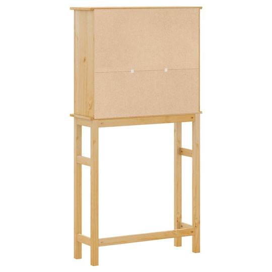 vidaXL Ντουλάπι Μπάνιου Πλυντηρίου 85x29x165cm Καφέ