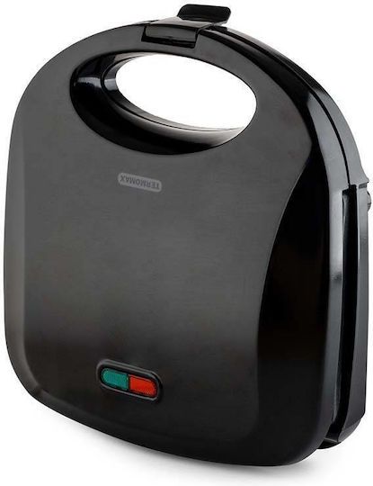 Termomax Τοστιέρα για 2 Τοστ 750W Μαύρη