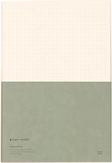 Paper Republic Notizbuch mit Gummiband Beige