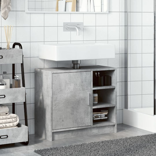 vidaXL Countertop without Sink L63xW29xH55cm Gray