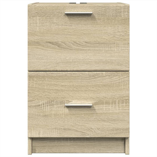 vidaXL Waschtisch ohne Waschbecken L40xB37xH59cm Oaks