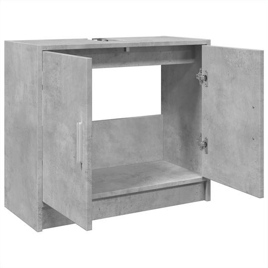 vidaXL Countertop without Sink L63xW29xH55cm Gray