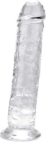 Loving Joy Dildo realist Cu ventuză Transparent 19cm
