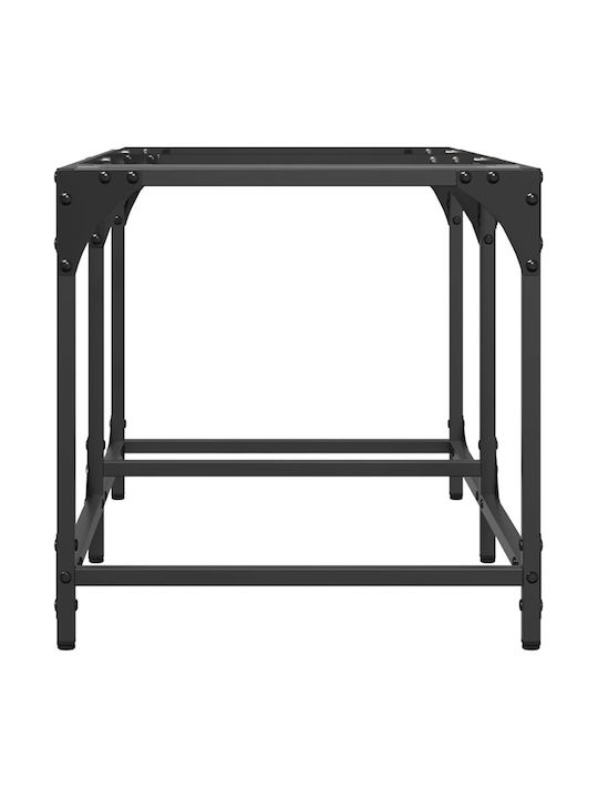 Rectangular Central Glass Transparent Coffee Table W78.5xD40xH40cm