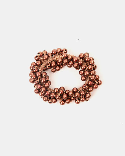 Scrunchie de păr Perle Maro Brown