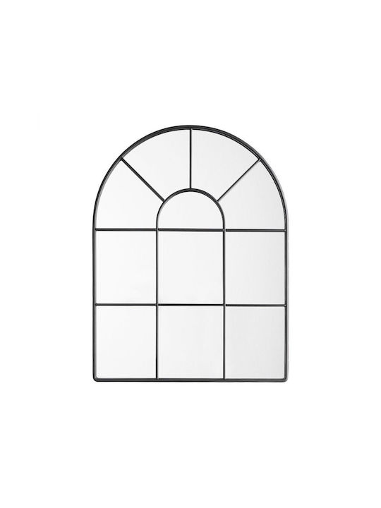 Butlers Oglindă de Perete cu Negru Ramă din Metalic 40x30cm 1buc