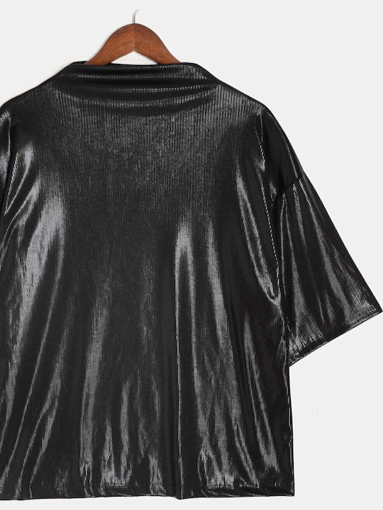 Bluze Damă Λame Negru Negru
