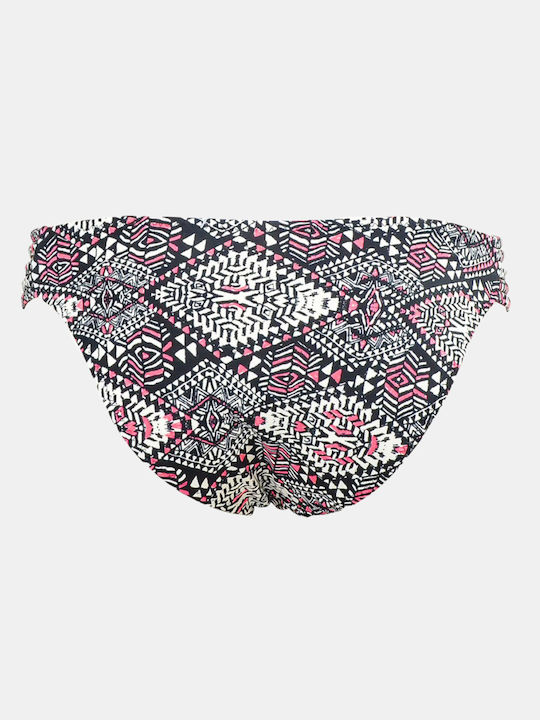 Elastic Cord Bikini Bottoms Multicolor