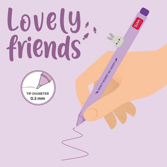 Legami Milano Lovely Friends Gel Pen Bunny