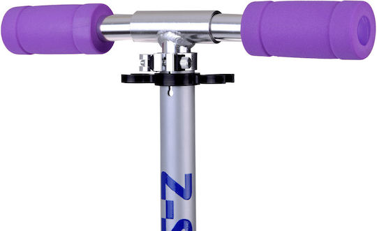 Jokomisiada Kinderroller Klappbar City Scooter 2-Rad Lila