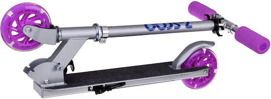Jokomisiada Kinderroller Klappbar City Scooter 2-Rad Lila