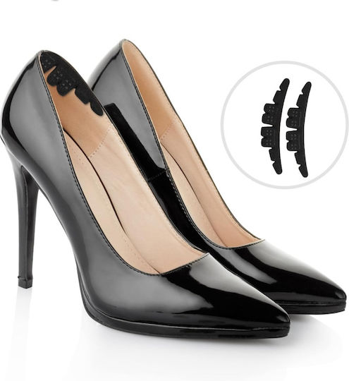 Set 2 Protecții pentru Călcâie împotriva Loviturilor Zola Spumă 11x2.2 Cm Negru