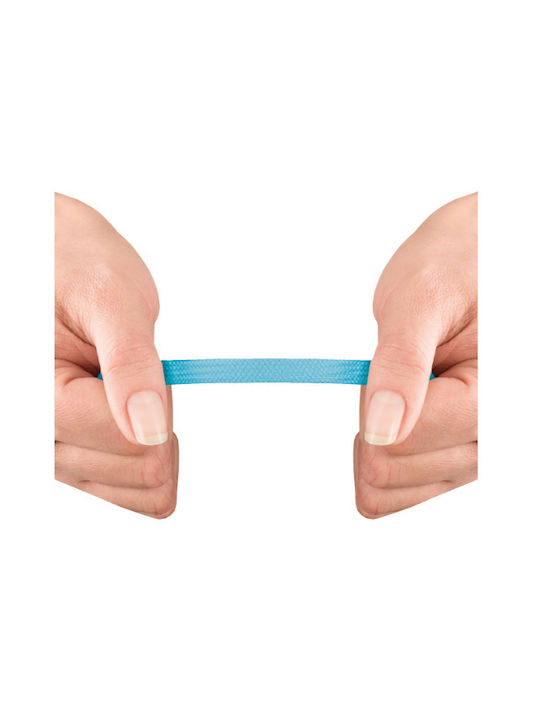 Bergal Sneaker Laces Turquoise 120cm Κορδονια Πλακε 120 Εκατοστα Χρωμα Τυρκουαζ Πλάτος 7 Mm Κατασκευασμένο Ανθεκτικό Πολυεστέρα