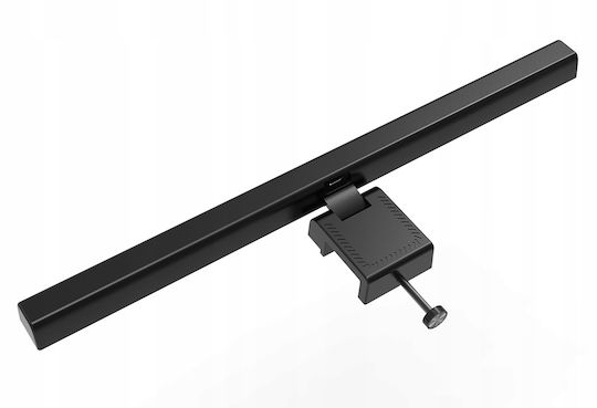 LED Monitor Lampe Zola Kunststoff USB-Anschluss 5V 1A Breite 50 cm Schwarz