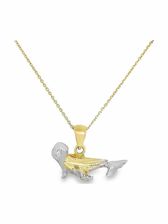 Xryseio Charm Ζωάκι από Λευκόχρυσο 14Κ