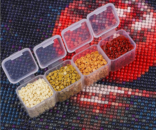 Diamond Mosaic Kit Zola Organizers Accessories Labels 28 Compartments