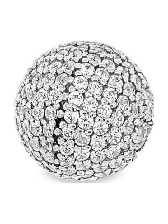 Xryseio Klemmanhänger mit Steinen aus Weißgold 14K mit Zirkon