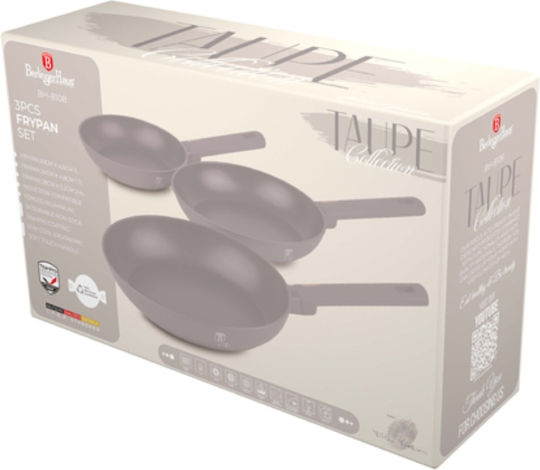 Berlinger Haus Berlinger Haus Taupe Collection Aluminium Pfannen-Set mit Antihaftbeschichtung 3-teilig