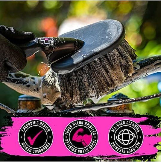 Muc-Off Premium Pinsel Set Motorradreinigungsbürsten 3 Stück