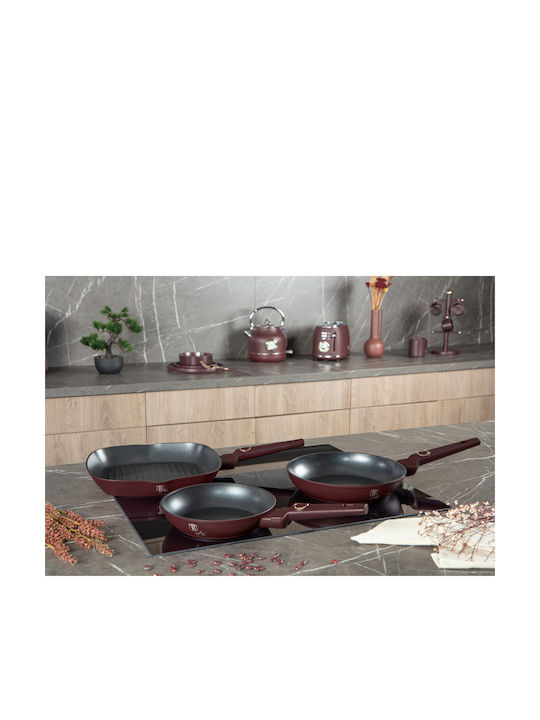 Berlinger Haus Pans Set of Aluminum with Non-stick Coating Leonardo Collection 3pcs