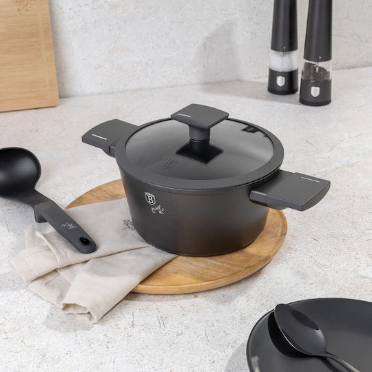 Berlinger Haus Anthracite Collection Дълбока Тенджера от Алуминий 2.5лт / 20см