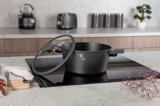 Berlinger Haus Anthracite Collection Дълбока Тенджера от Алуминий 4.1лт / 24см