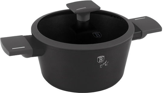 Berlinger Haus Anthracite Collection Дълбока Тенджера от Алуминий 2.5лт / 20см