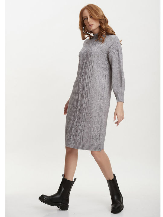 Knitted Gray Dress