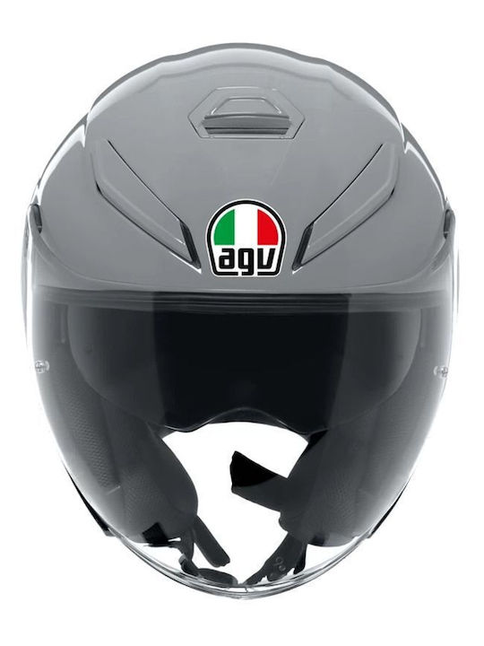 AGV K5 Jet Evo Nardo Grey Motorcycle Helmet Jet ECE 22.06