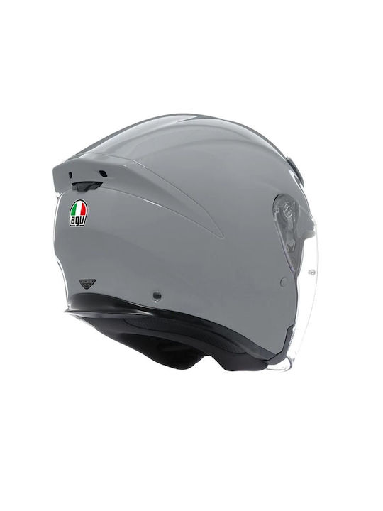 AGV K5 Jet Evo Nardo Grey Motorcycle Helmet Jet ECE 22.06