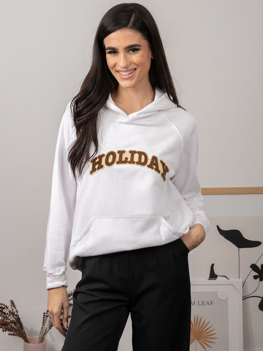 Women's White Sweatshirt