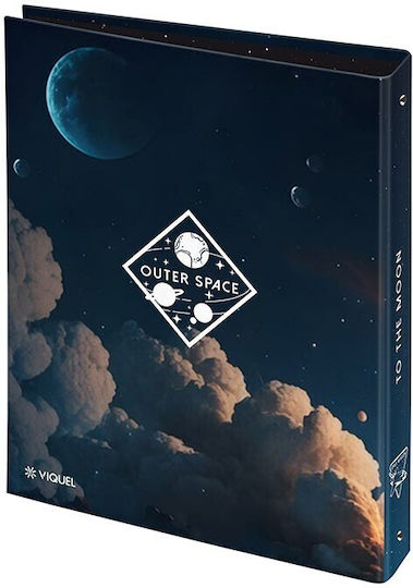Folder 4 Rings A4 Space Conquest Pp 200399 Viquel 3135252003992 Blue