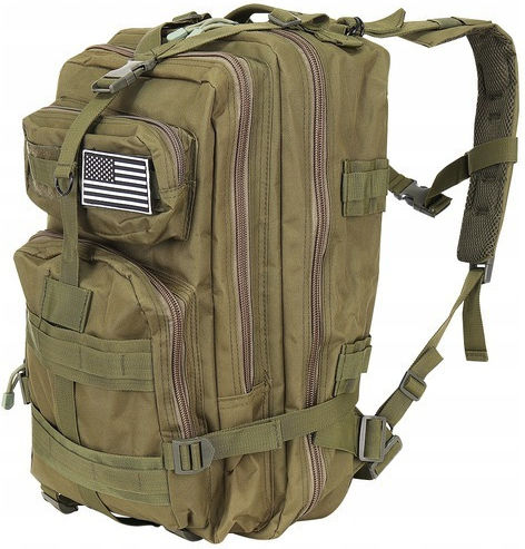 Militärischer Rucksack Rucksack Khaki 38Es