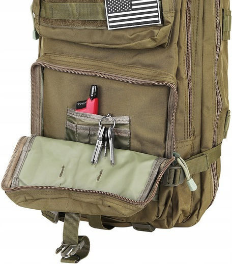 Militärischer Rucksack Rucksack Khaki 38Es