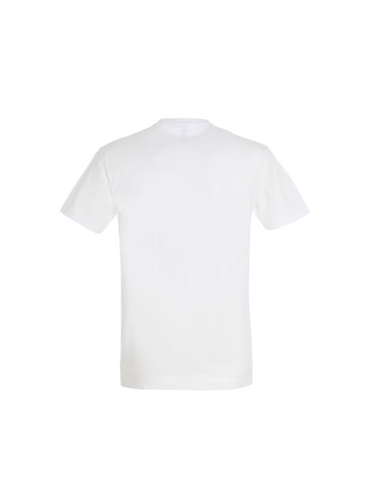 Тениска унисекс "Ретро Пънк Рок Флаг Еспресо Черно Кафе Любител" Бяло